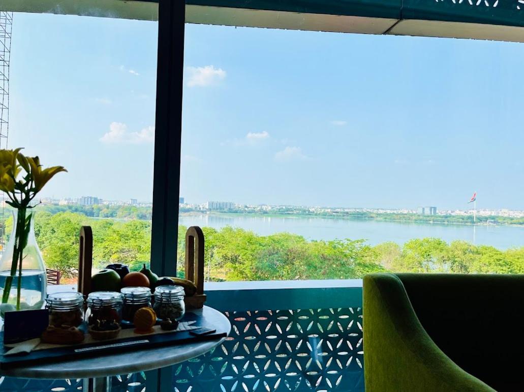 The Park Hyderabad, Banjara Hills near Hussain Sagar Lake Bagian luar foto View of the Danube from the hotel
